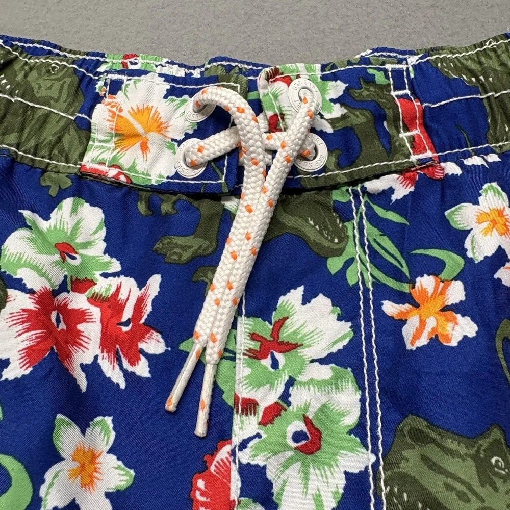 Gap Kids Boys Swim Trunks Dinosaur Floral Blue Size XL 12